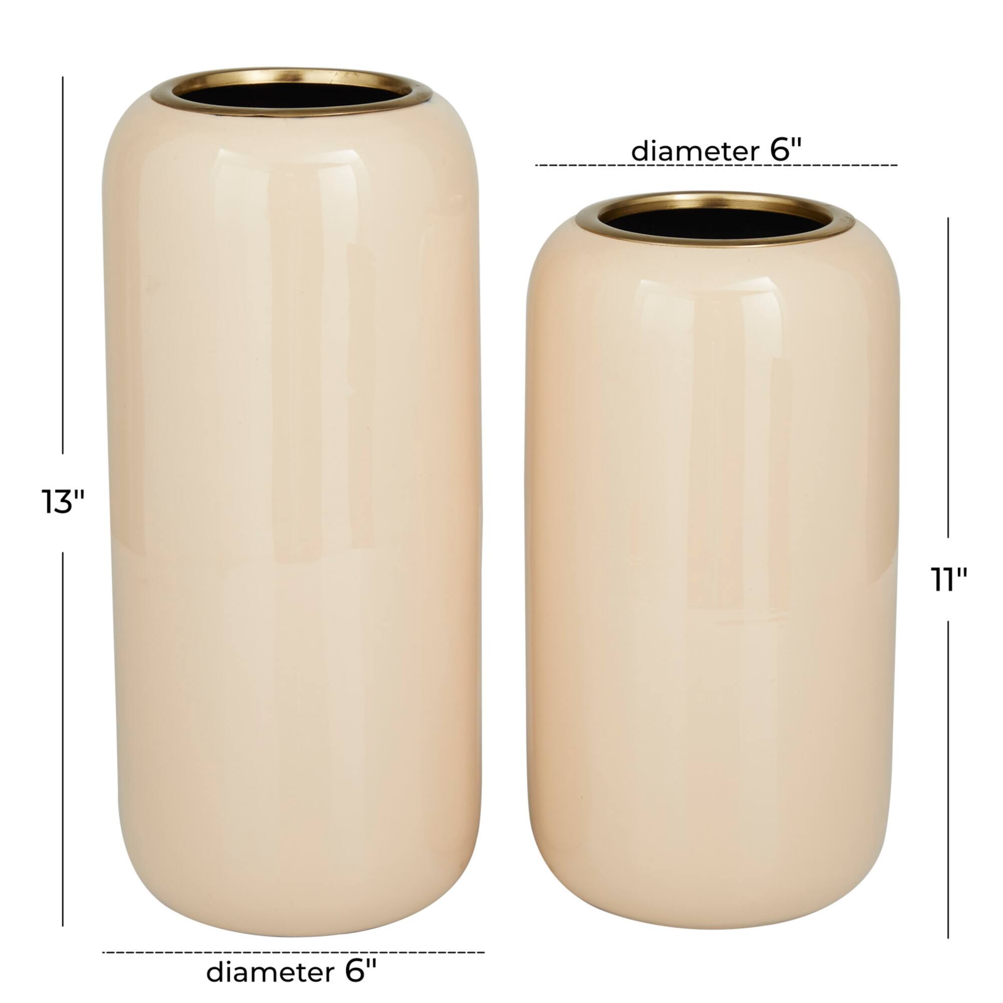 Metal Vase Set